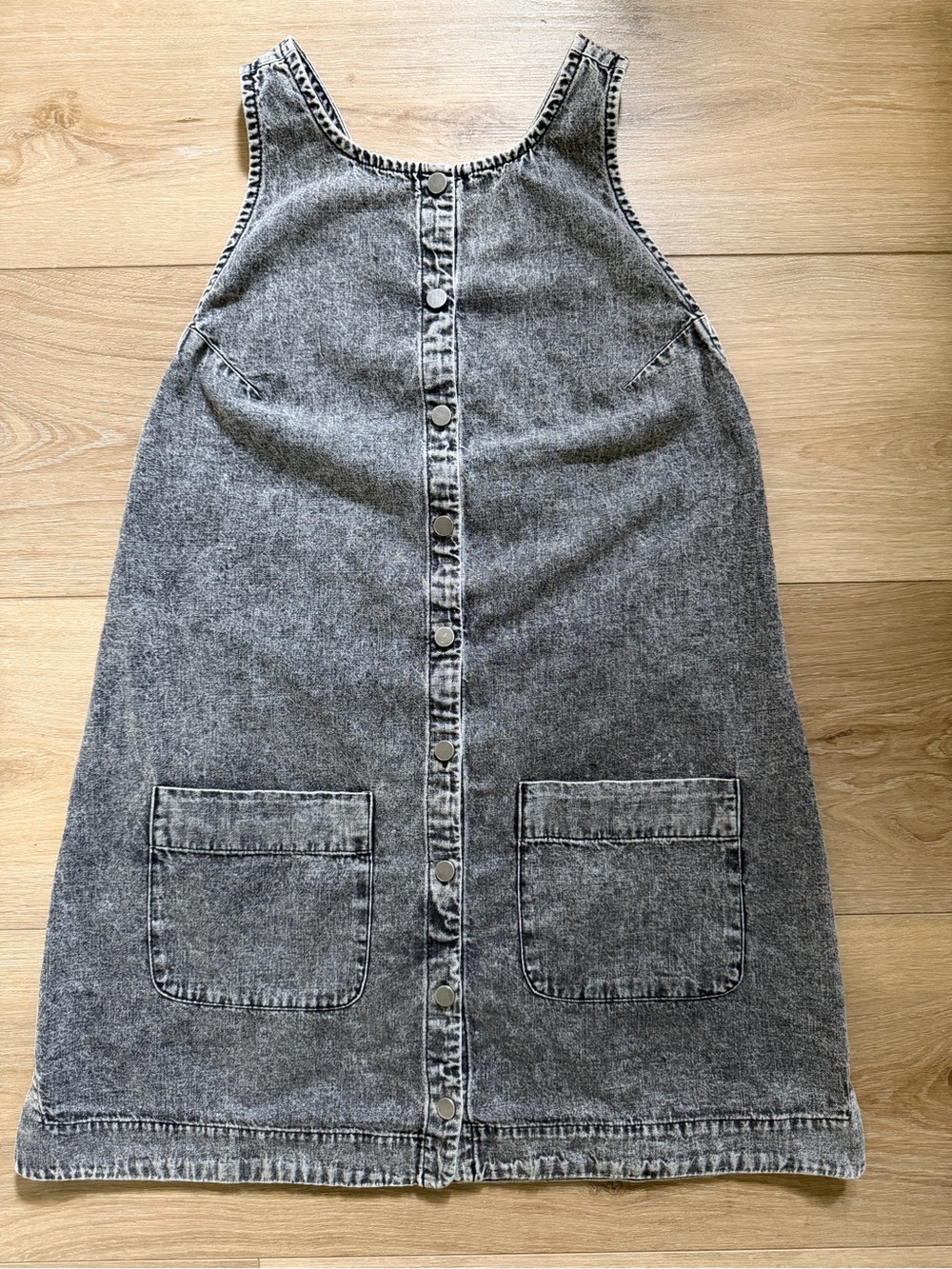 FREE PEOPLE Wilderado Denim Mini Dress EUC - Picture 2 of 7